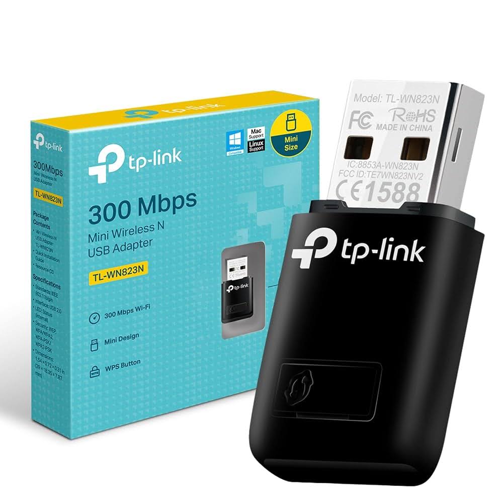 un mini adaptateur sans fil (TP-Link TL-WN823N)
